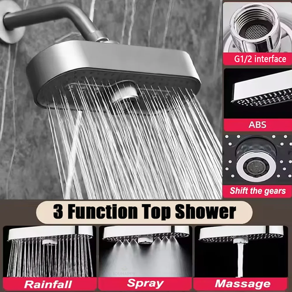 Home Bar Accessories - Kepala Pancuran Atas, 3 Mode Semprotan