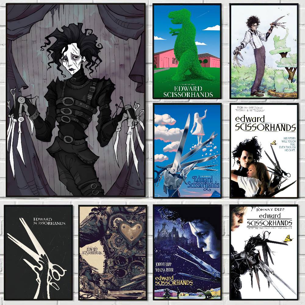 Home Bar And Theater - Poster Anime Edward Scissorhands untuk Dekorasi