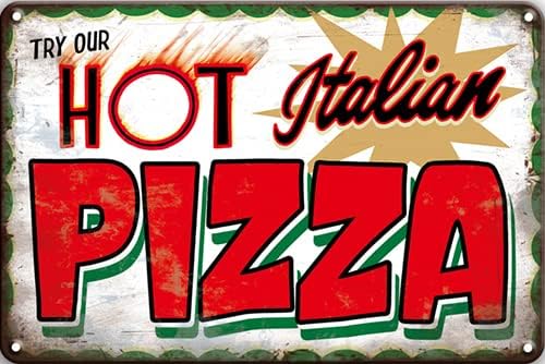 Home Bar Lounge - CN-Tin Sign Coba Pizza Italia Panas