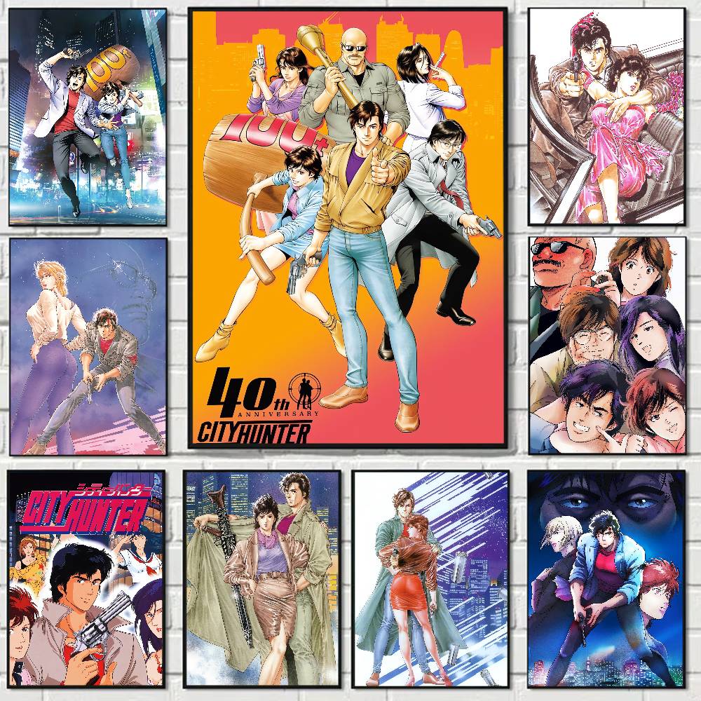 Home Bar And Theater - Poster Anime City Hunter untuk Dekorasi
