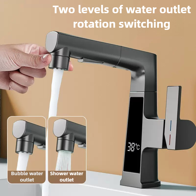 Home Bar Sink - Keran Wastafel Digital dengan Sensor Suhu