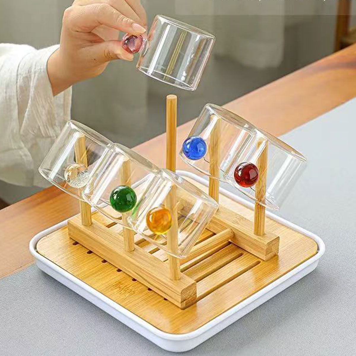 Highball Glass Set - Gelas Susu Kaca Berwarna-warni Berkualitas Tinggi