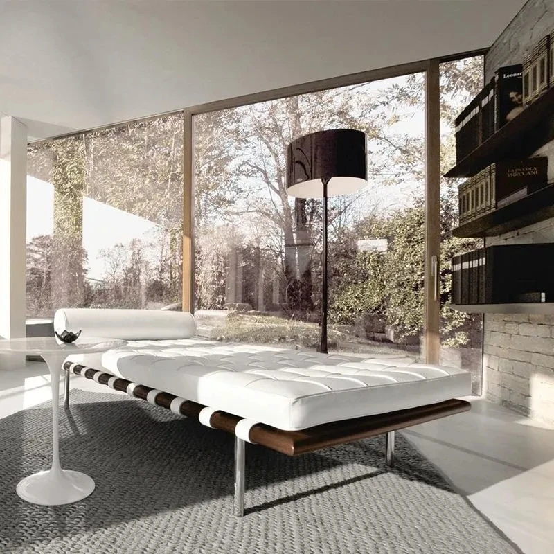 Home Barcelona - Sofa Bed Kulit Modern Barcelona, Kursi