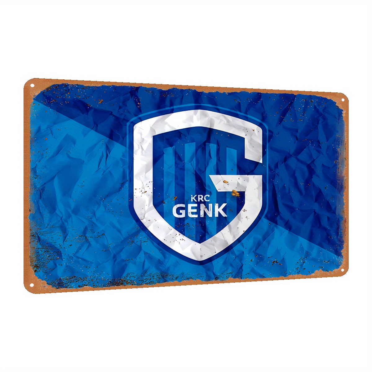 Home Bar And Restaurant - Papan Logam KRC Genk (8''x12''), Dekorasi