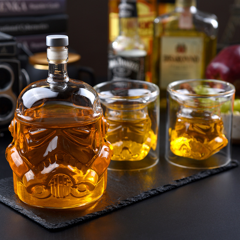 Highball Glass Set - Kaca anggur Set Storm Trooper helm