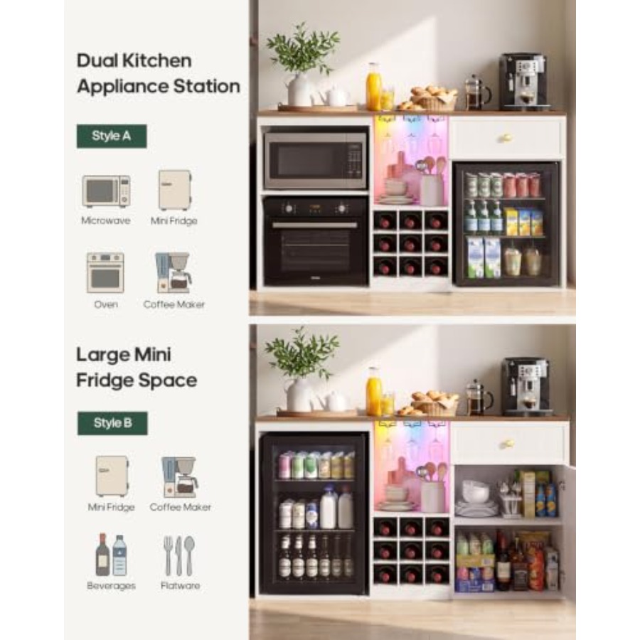 Lemari Bar Kopi dengan Ruang K - Home Bar And Fridge ulasan dan harga