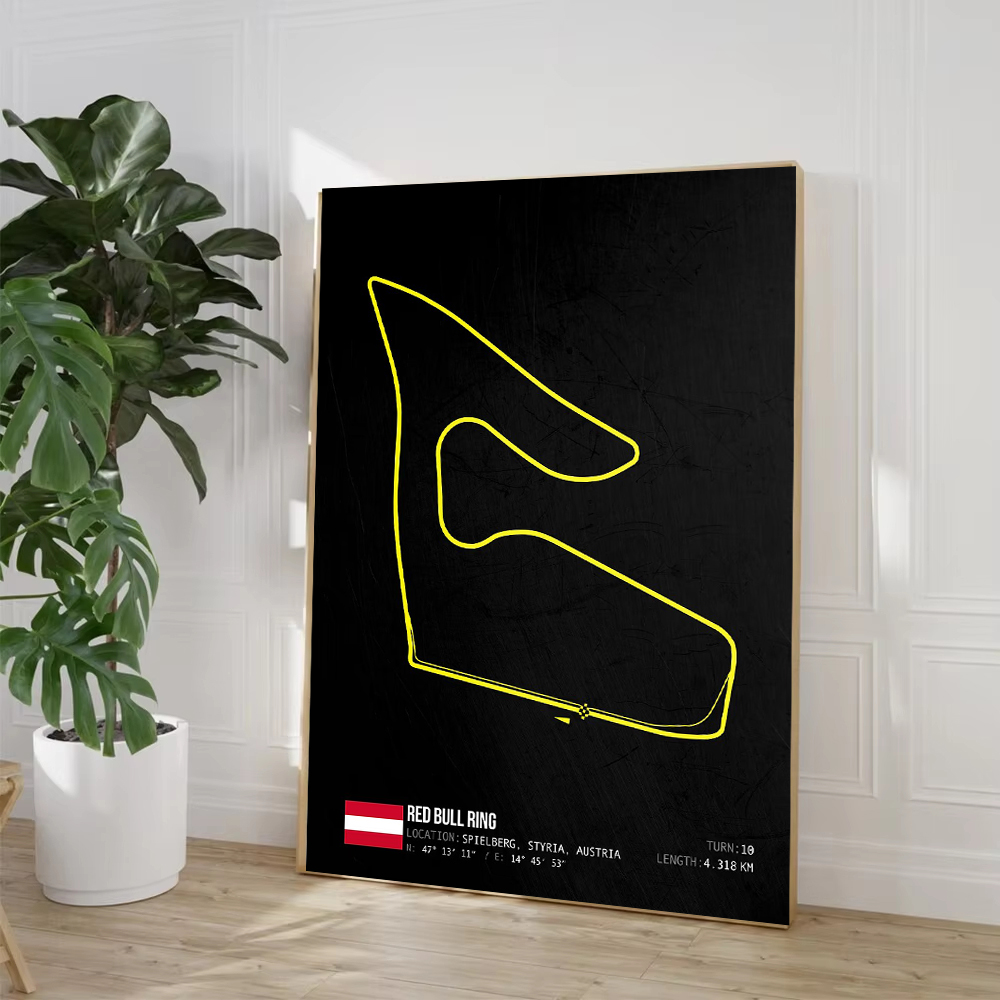 Poster Jalur Sirkuit Balap Dun - Home Barcelona ulasan dan harga