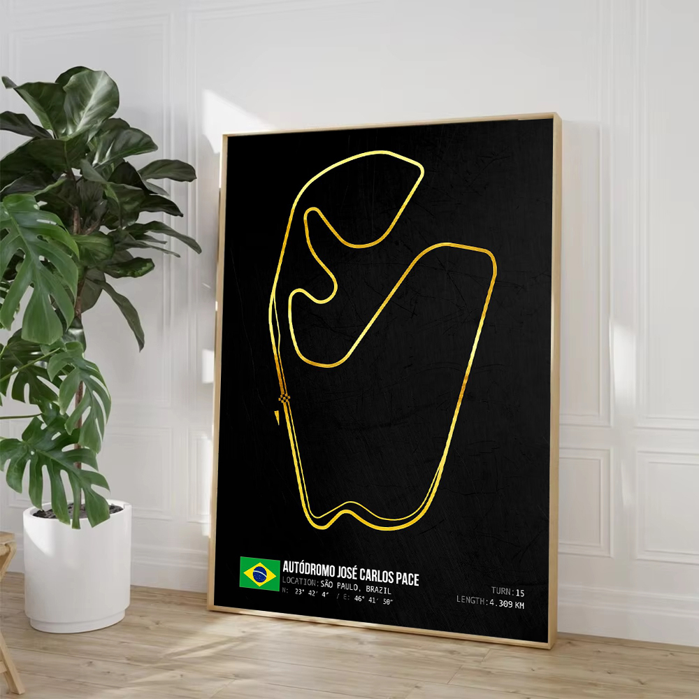 Poster Jalur Sirkuit Balap Dun - Home Barcelona ulasan dan harga