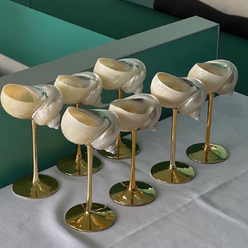 Gelas Anggur Keong Alami Bar d - Home Bar And Cabinet ulasan dan harga