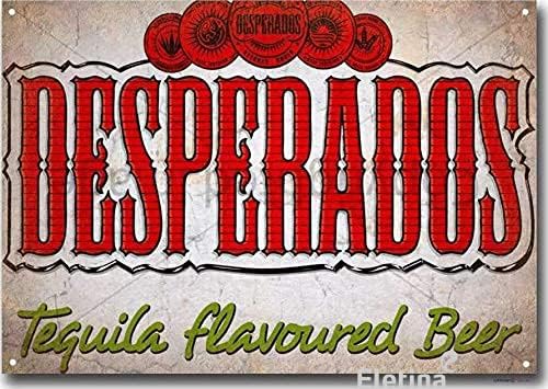 Papan Tanda Logam - Desperados - Home Bar And Kitchen ulasan dan harga