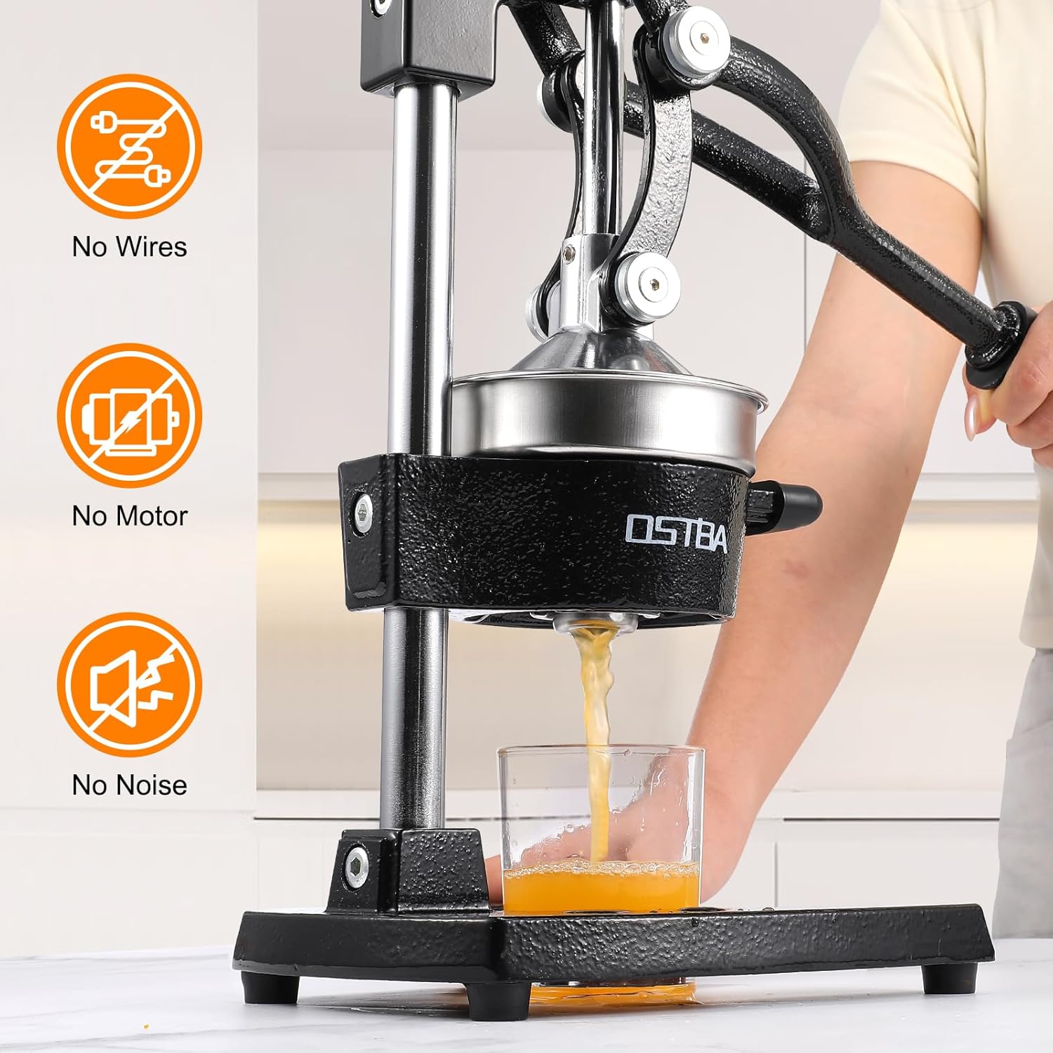 Pemeras Jeruk Manual dari Besi - Citrus Juicer Bar ulasan dan harga
