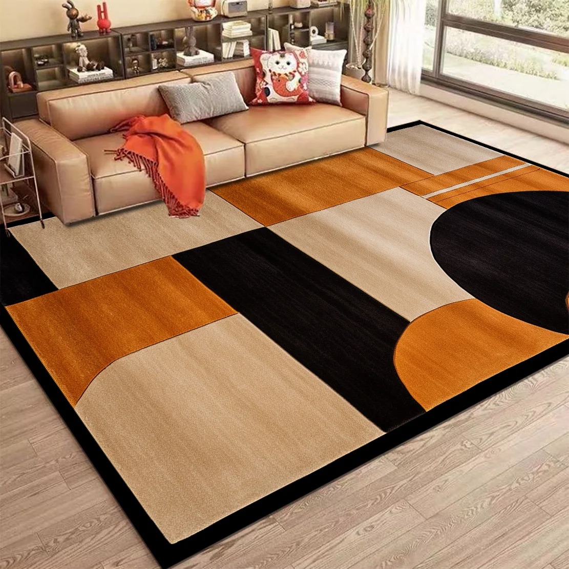 Karpet Abstrak Nordik untuk Ru - Home Bar Lounge ulasan dan harga