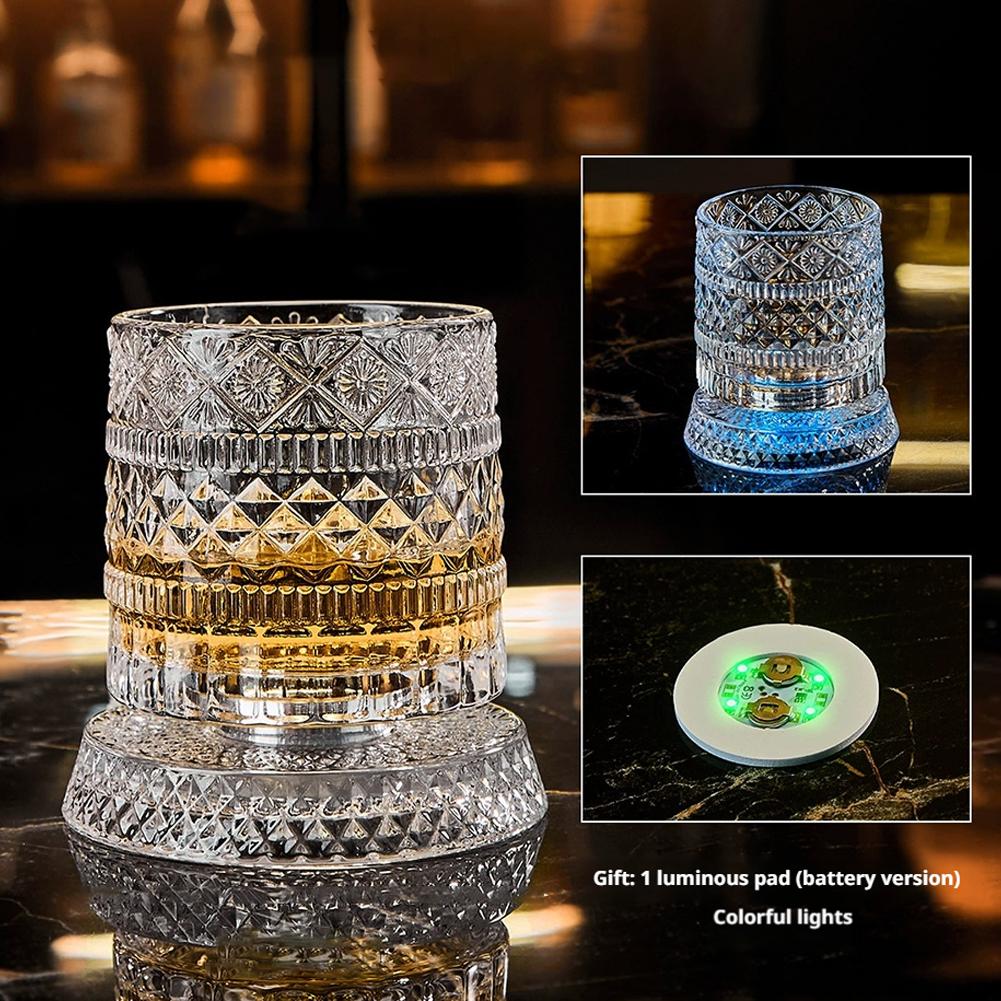 360 °   Gelas Whiskey Berputar - Highball Glass Set ulasan dan harga