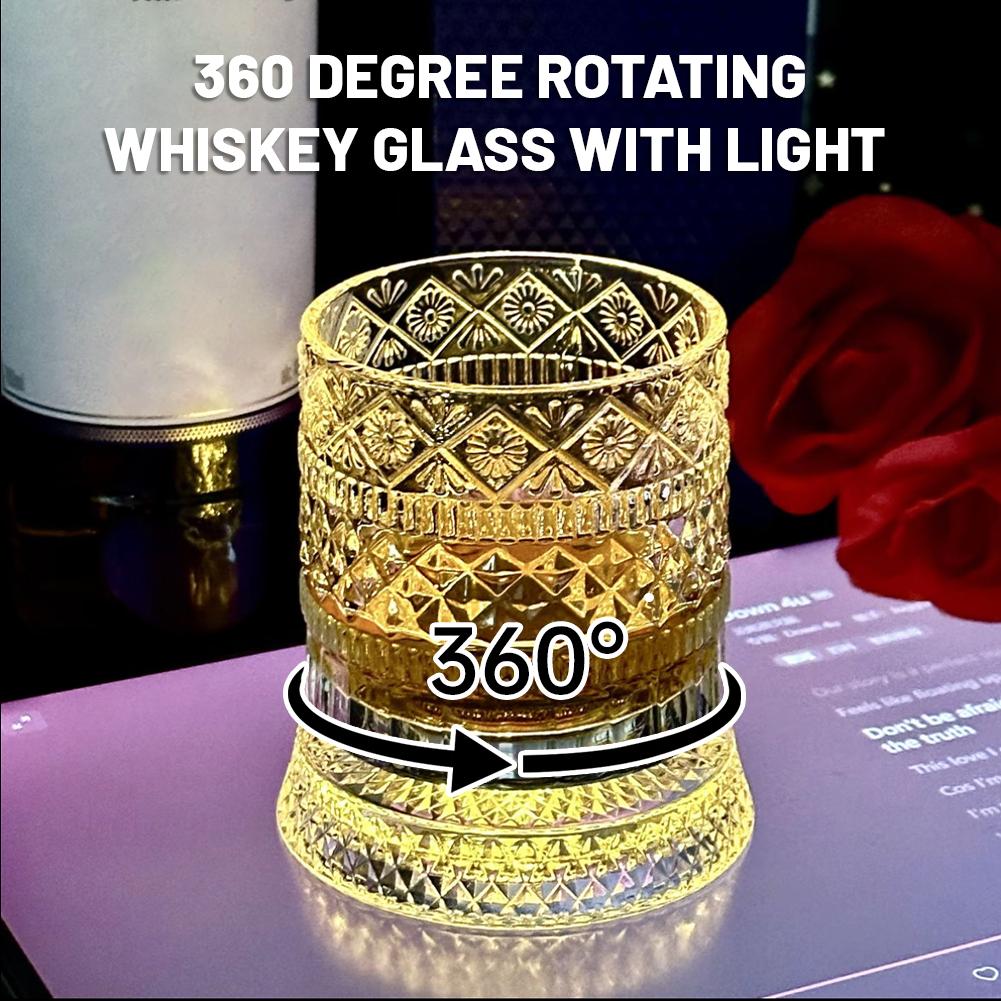 360 °   Gelas Whiskey Berputar - Highball Glass Set ulasan dan harga