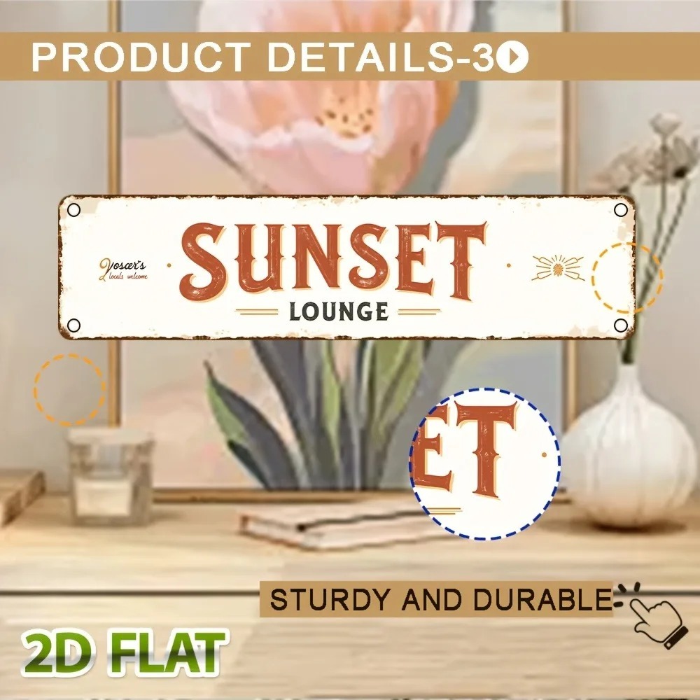 CIFbuy Plakat Logam 2D Datar R - Home Bar Lounge ulasan dan harga