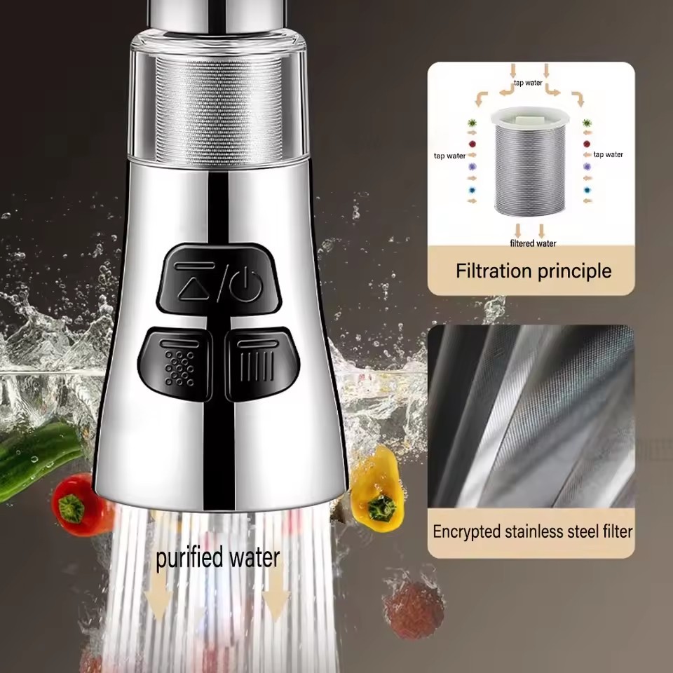 Universal Baru 360 °   Aerator - Home Bar Sink ulasan dan harga