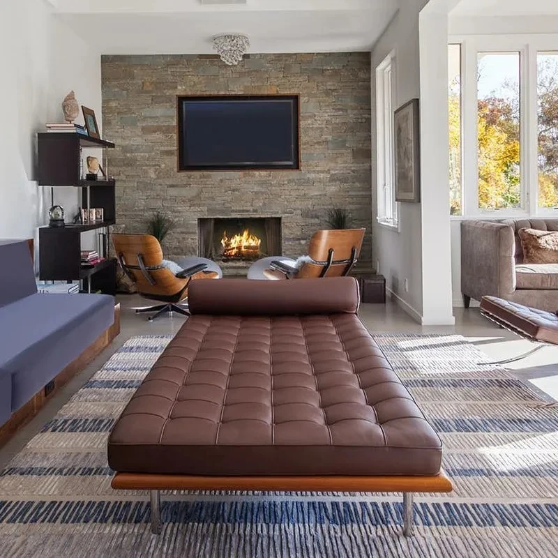 Sofa Bed Kulit Modern Barcelon - Home Barcelona ulasan dan harga
