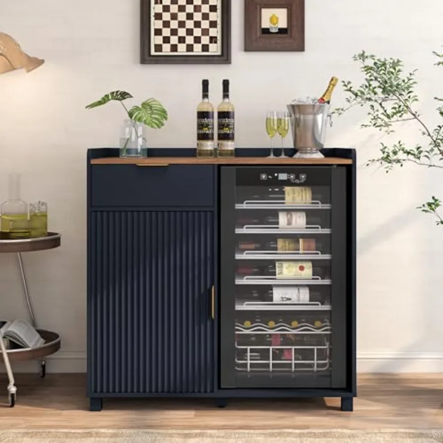 Lemari bar dengan ruang kulkas - Home Bar And Fridge ulasan dan harga