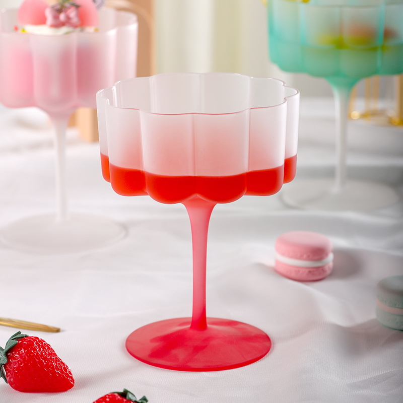 Mug Koktail Kaca Buram Warna-w - Home Bar Set ulasan dan harga