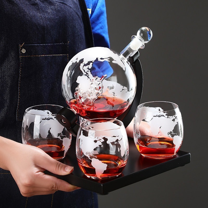 Set Dekanter Anggur Globe Deko - Home Bar Set ulasan dan harga