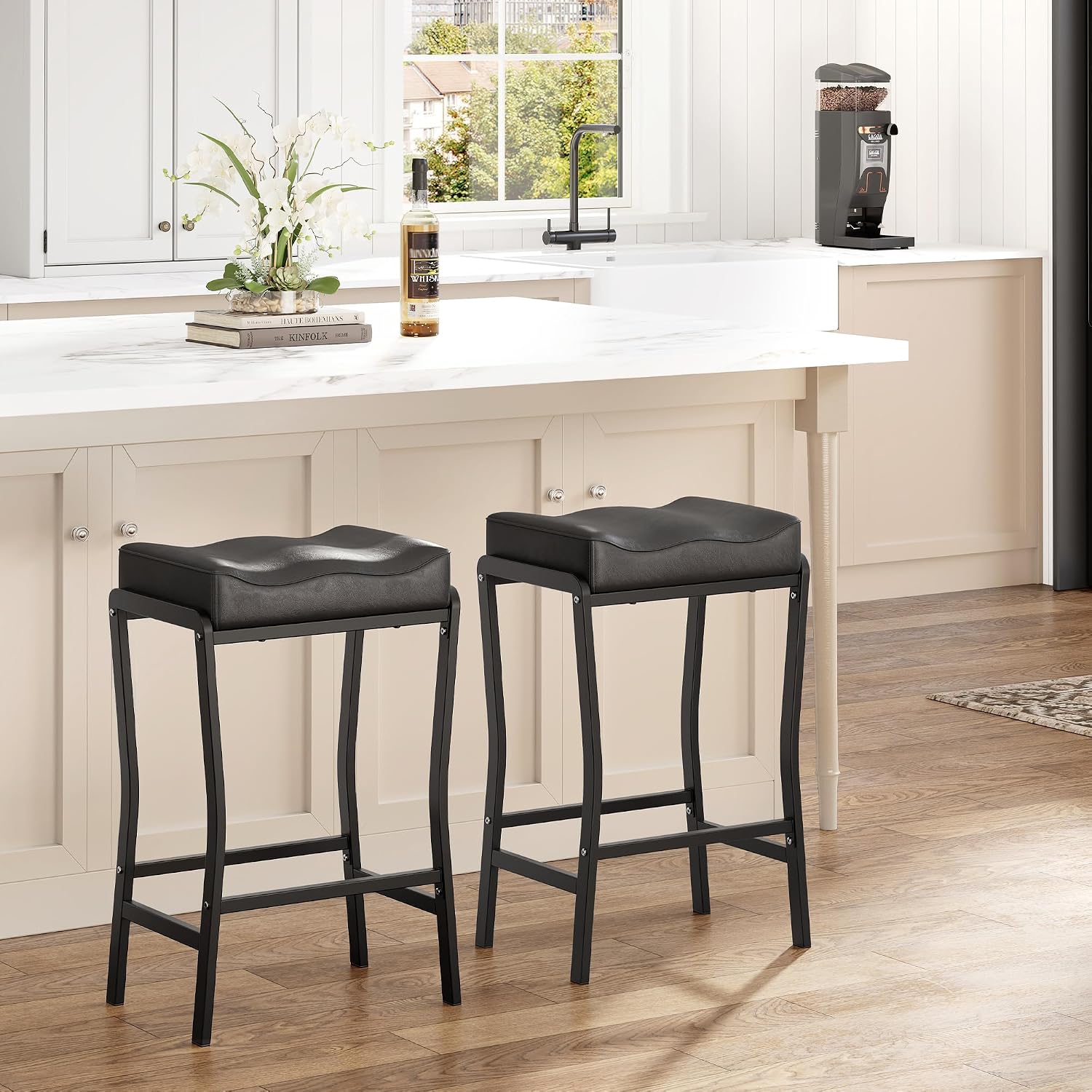Set Kursi Bar Tinggi dengan Sa - Home Bar Lounge ulasan dan harga