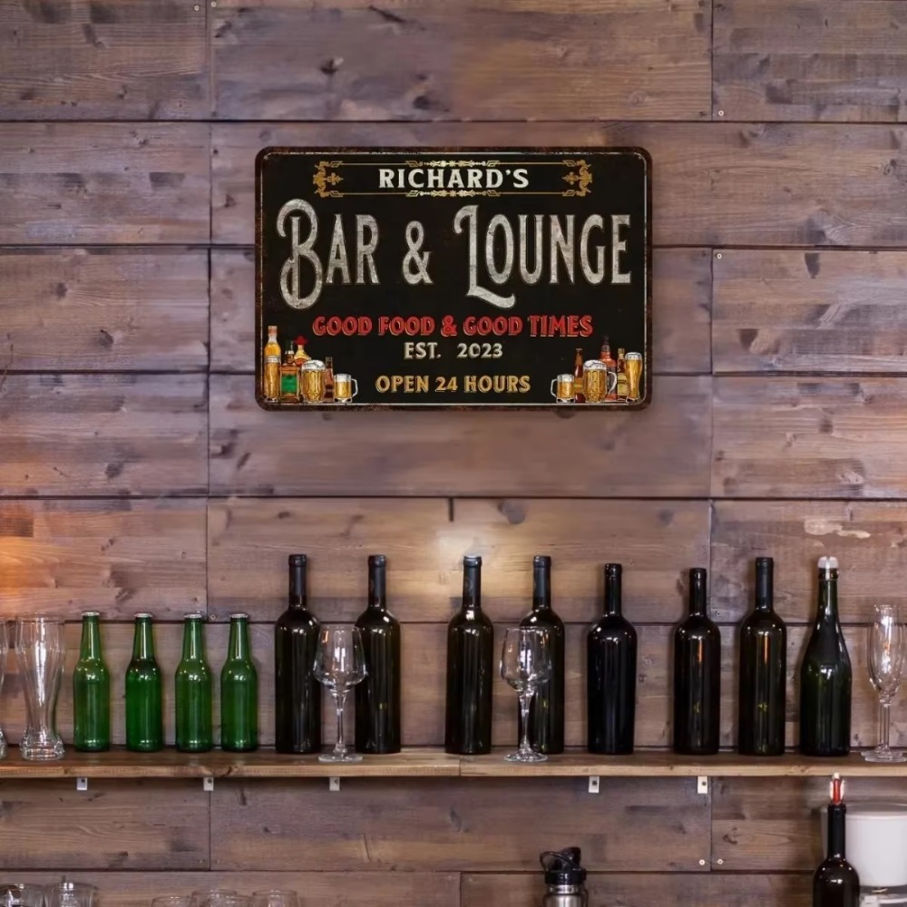 CIFbuy Plakat Dinding Logam de - Home Bar Lounge ulasan dan harga