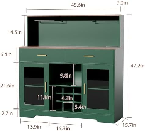 Lemari Bar Anggur dengan Lampu - Home Bar And Cabinet ulasan dan harga