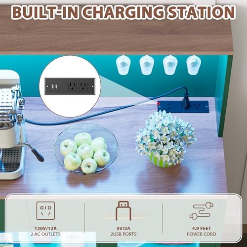 Lemari Bar Anggur dengan Lampu - Home Bar And Cabinet ulasan dan harga