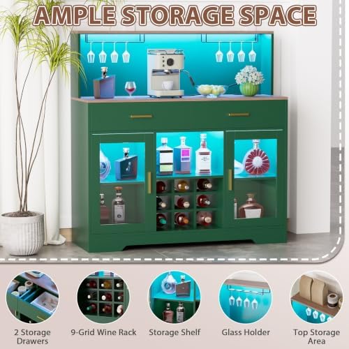 Lemari Bar Anggur dengan Lampu - Home Bar And Cabinet ulasan dan harga
