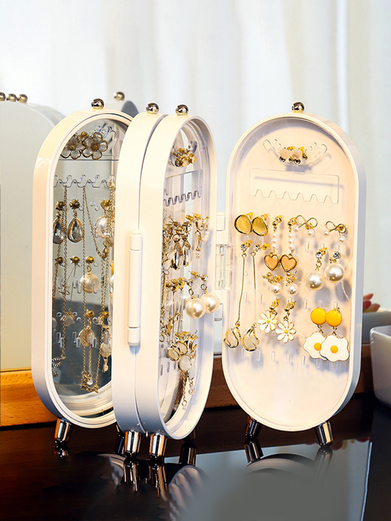 Lemari Penyimpanan Perhiasan C - Bar Cart Gold ulasan dan harga